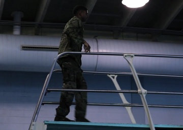 Army Best Medic Competition Combat Water Survival Test