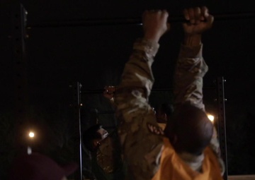 U.S. Army Best Medic Competitors Conduct the Army Combat Fitness Test