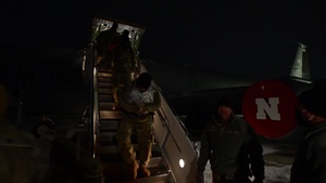 Nebraska National Guard Inauguration Support Return Flights Jan. 24