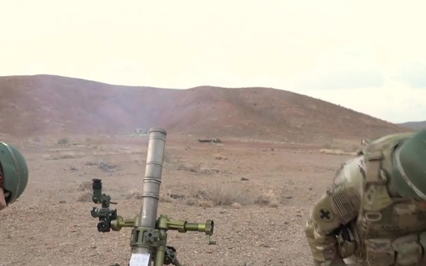 EARF Mortar Live Fire Exercise