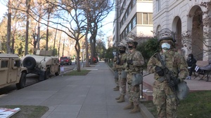 Cal Guard security forces at California Capitol