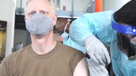 MARFOREUR/AF Leaders Receive COVID-19 Vaccine