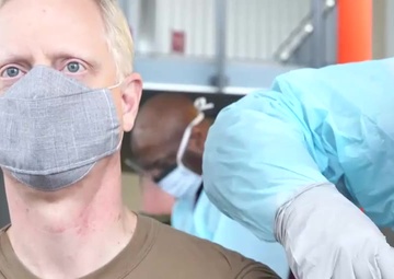 MARFOREUR/AF Leaders Receive COVID-19 Vaccine