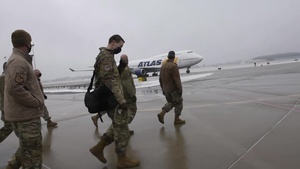 180th Fighter Wing Airmen Return from Overseas Deployment B-Roll