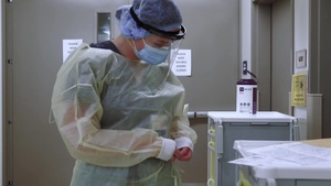B-Roll: U.S. Air Force 1st Lt. Marina Zieliniski at Arrowhead Regional Medical Center