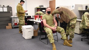 Tenth Air Force leadership receives COVID-19 Vaccine