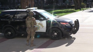 Cal Guard security forces protect Sacramento