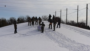 Fort McCoy Cold-Weather Operations Course Class 21-03 students conduct field training in snowshoes, Part III