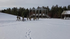 Fort McCoy Cold-Weather Operations Course Class 21-03 students conduct field training in snowshoes, Part IV