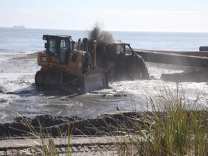 Absecon Island Beachfill B-Roll (Winter 2020)