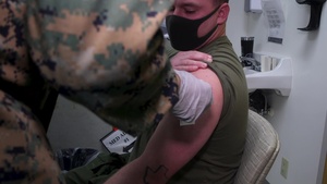 B-Roll: Pendleton Marines receive COVID-19