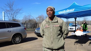 Tech. Sgt. Tamara Leverette Helps the Community