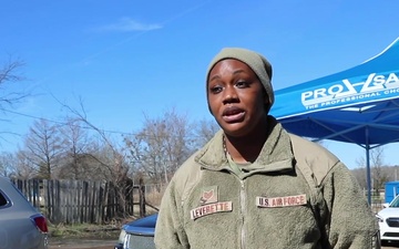 Tech. Sgt. Tamara Leverette Helps the Community