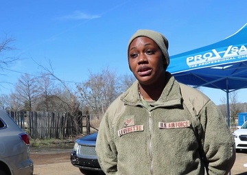 Tech. Sgt. Tamara Leverette Helps the Community