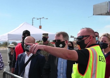U.S. Deputy SECDEF visits Arizona vaccination site