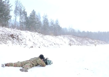 Task Force Illini Soldiers conduct weapons marksmanship