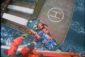 Coast Guard medevacs woman from container ship off WA coast