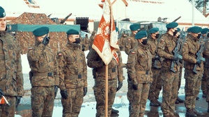 Transfer of Authority Ceremony for NATO Enhanced Forward Presence Battle Group Poland