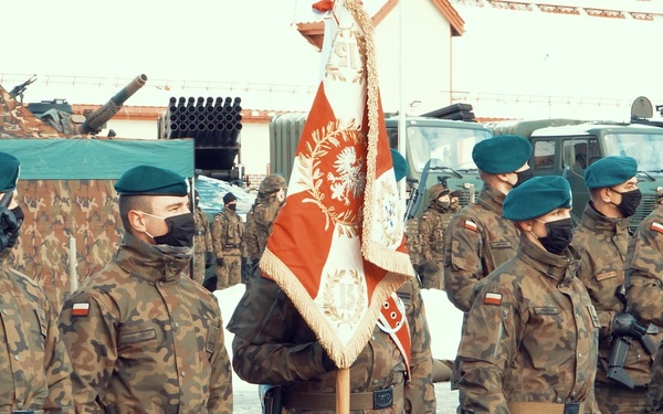 Transfer of Authority Ceremony for NATO Enhanced Forward Presence Battle Group Poland