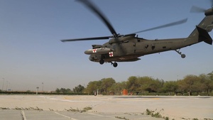 228th CSH conducts joint MEDEVAC Training Broll