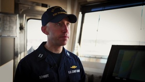 Icebreaking with USCGC Penobscot Bay (WTGB-107)