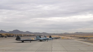 Time Lapse of Nellis ramp during Red Flag 21-1