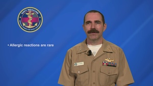 Can I have an allergic reaction to the COVID-19 vaccine? Cmdr. Brian Legendre