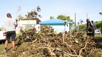 36th FSS Airmen volunteer at Latte Heights Park on Guam