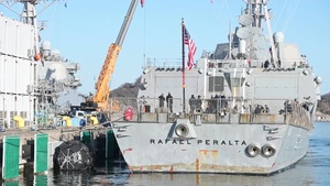 USS Rafael Peralta Arrives at Commander, Fleet Activities Yokosuka