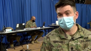 D.C. National Guard receive second dose of COVID-19 vaccine