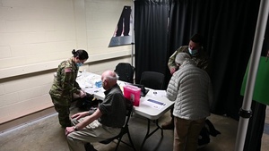 B-Roll: Talbot County Community Center COVID-19 Vaccination Site