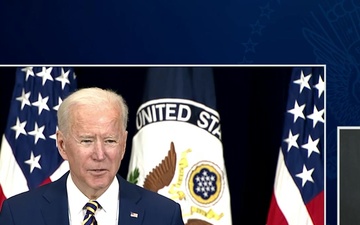President Biden and Vice President Harris Speak with State Department Staff