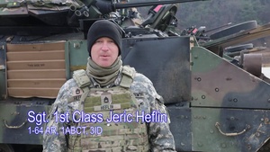 Super Bowl shoutout from Sgt. First Class Heflin