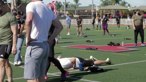 MCAS Miramar Marines participates in workout