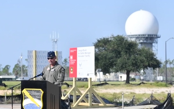 337th Air Control Squadron simulator groundbreaking
