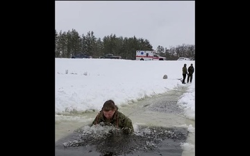 CWOC Class 21-03 student completes cold-water immersion training at Fort McCoy, Part III