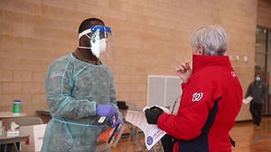 B-Roll: Maryland National Guard assists with COVID-19 testing in Wheaton