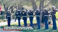 Marines participate in Reagan wreath laying ceremony