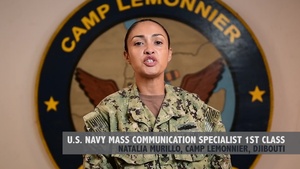 U.S. NAVY SAILOR SENDS SHOUT OUT TO KANSAS CITY CHIEFS - MASS COMMUNICATION SPECIALIST 1ST CLASS NATALIA MURILLO