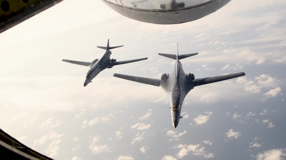 DVIDS - Video - 91st Air Refueling Squadron Supports Super Bowl Flyover