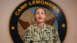 U.S. NAVY SAILOR SENDS VALENTINE TO MOM IN LAS VEGAS - MASS COMMUNICATION SPECIALIST 1ST CLASS NATALIA MURILLO