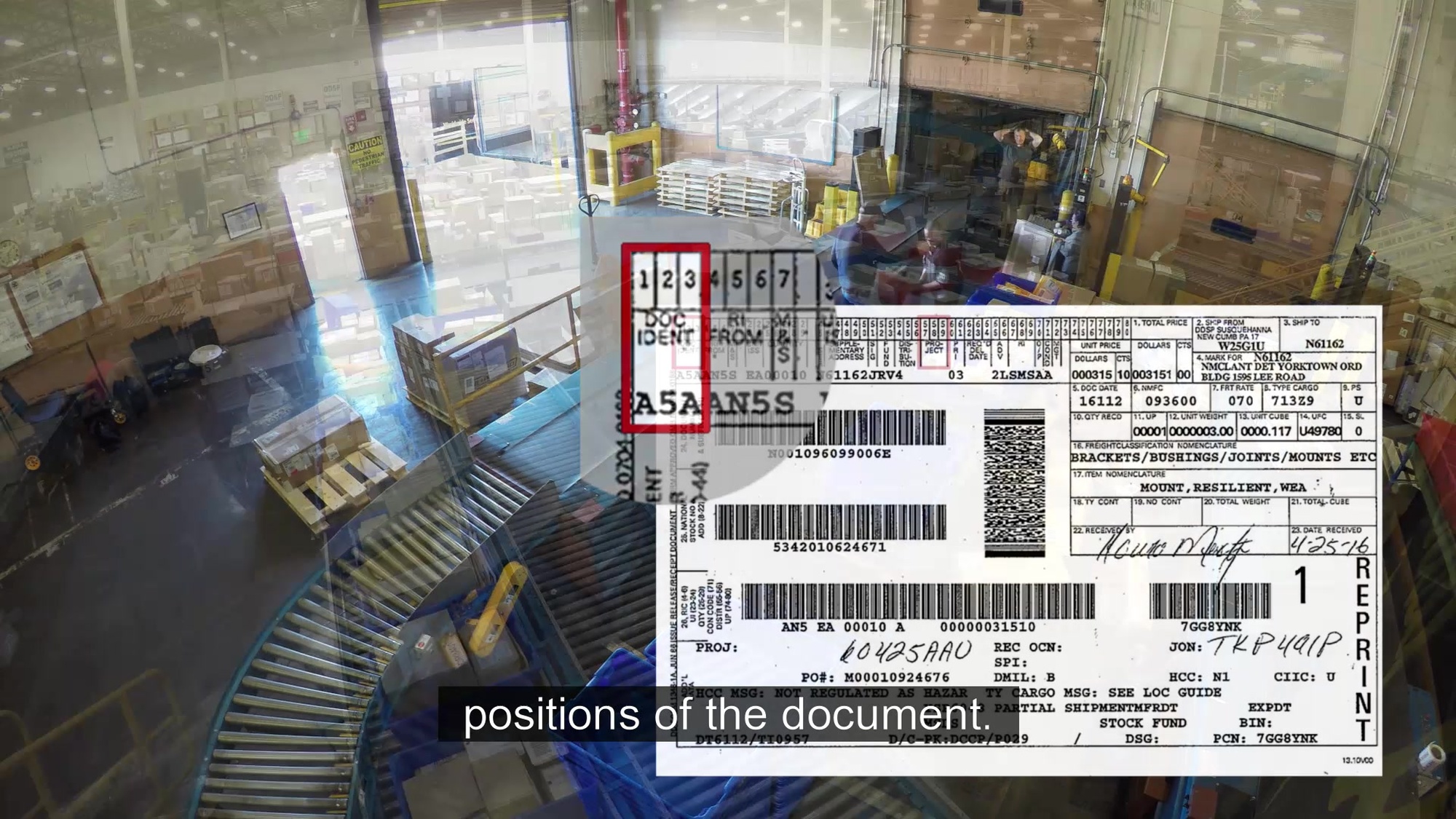 A key part of DLA are its distribution centers located worldwide. This video provides guidance to vendors on how to process a customer return for military services.  For more information contact: The officer/administrator on your contract.