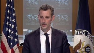 Spokesperson Ned Price leads the Daily Press Briefing at the Department of State.