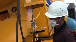 MCIPAC Seabees build bus stops on MCAS Futenma | B-Roll