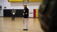Leaders from Marine Barracks tryout for parade staff
