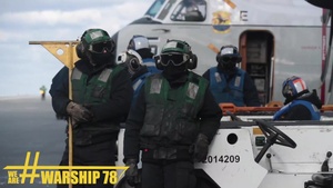 USS Gerald R. Ford is underway in the Atlantic Ocean