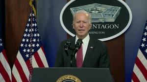 President Biden, Vice President Harris, and the Secretary of Defense Deliver Remarks to Department of Defense Personnel