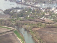 Hamburg Ditch 6 levee Section 1176 signing