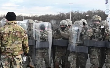 North Dakota Army National Guard Civil Disturbance Training in D.C.