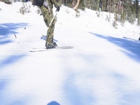 Marines Attending Mountain Leaders Course Practice Downhill Ski Techniques